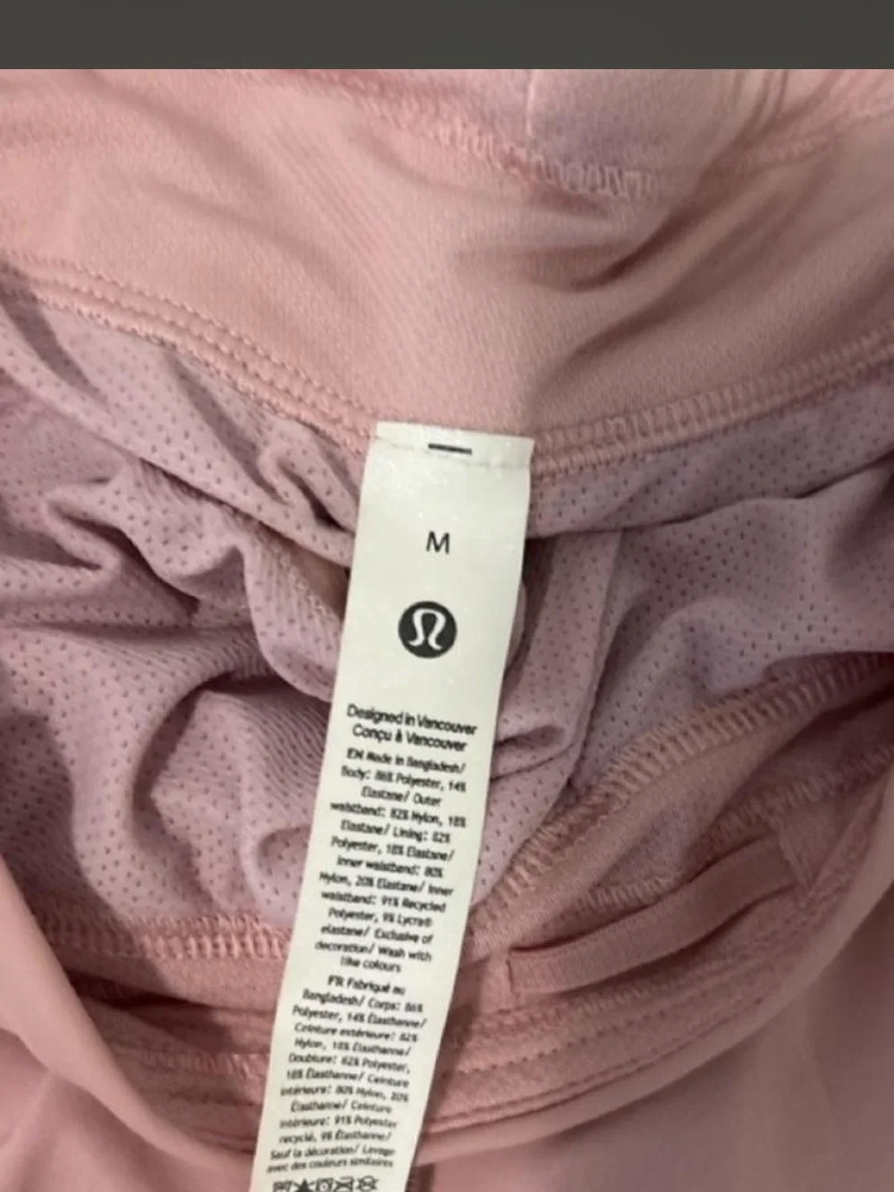 lululemon athletica Dusty Rose Women's Athletic Shorts